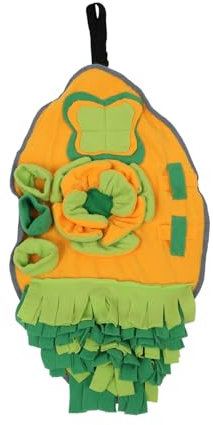 BESPORTBLE Kaninchen Schnüffelmatte Futter Suchen Spielmatte Interaktiv Haustier Spielzeug Futterspender Wohnkultur Fleece Canvas Material rutschfeste Unterseite