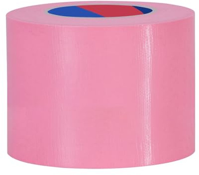 Duccinp Cinta adhesiva extra fuerte, 50 m x 10 cm, cinta de reparación impermeable para reparaciones, bricolaje, manualidades, interior y exterior, cinta adhesiva (Rosa)