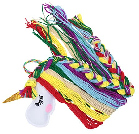 GARVALON 1stück Einhorn Haarspangen Organizer Für Mädchen Wanddekoration Zur Aufbewahrung Von Haarschmuck Und Haaraccessoires Niedliches Design Aus Filz Für Kinderzimmer
