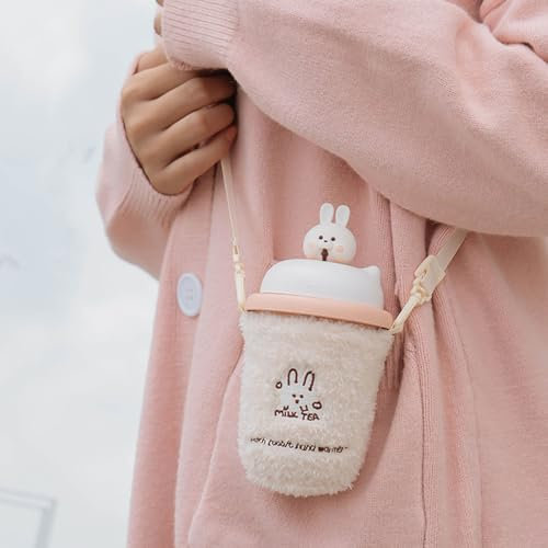 Mjölkte Handvärmare 10000mAh Bärbar Fickvärmare USB Uppladdningsbar Miniatyr Power Bank Söt Form Varm för Hemmakontor Utomhus 2 i 1 Funktion