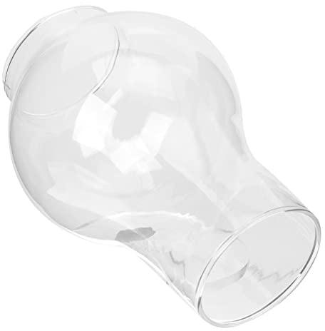 Hoement Glaslampenabdeckung Ersatz 6x4 Zoll Transparent für Öllampe und Petroleumlampe mit Unkomplizierter Installation für Camping und Innenbeleuchtung