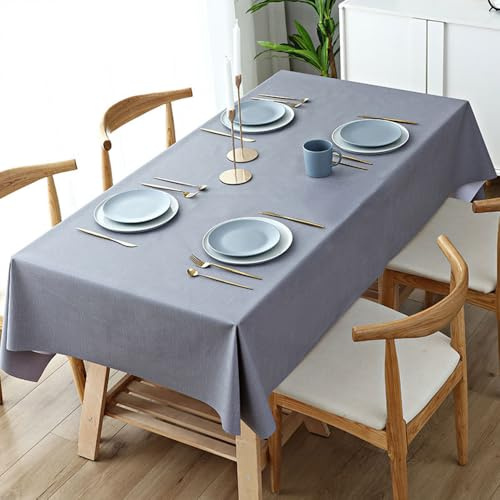 Nappe de jardin résistante aux intempéries imperméable résistante à l'huile sûre pour les brûlures Lavable en PVC Nappe pour café aisément nettoyable pour pique-niques et fêtes Nappe de jardin pour