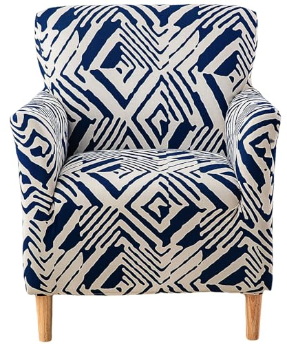 Ausing Moderne Sofabezüge mit Prints Gestreifte Geometrische Sesselbezüge High Stretch Anti-Rutsch Bezüge 1 Sheater
