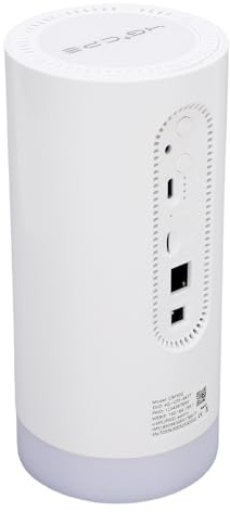 Riuulity Enrutador WiFi 4G LTE con Ranura para Tarjeta SIM, Indicador de LED Portátil Luz de Campamento Al Aire Libre para Compartir a Internet Seguro en Múltiples Dispositivos