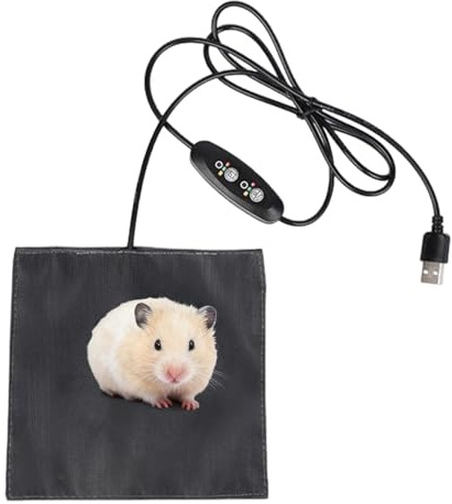 Générique Heizkissen für Tiere, wasserdicht, temperaturverstellbar, Heizmatte für Hamster, Reptilien, Indoor, Outdoor, Haus, Winter, kaltes Wetter