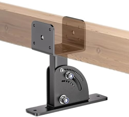 Roof Top Mounting Bracket, Heavy Duty Carbon Steel, Roof Raiser, Terrace Complete Kit | for Apartments, Gazebos, Carports, Pergolas, Outdoors, Home and Dormitories