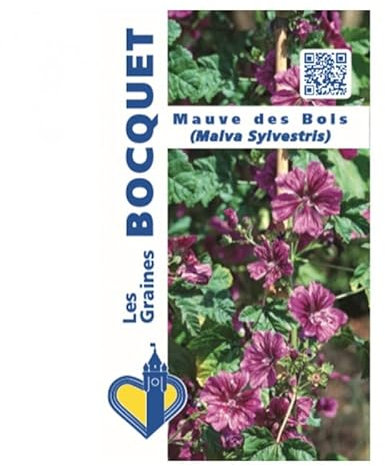 Sachet de graines de Mauve des Bois - 1 g - LES GRAINES BOCQUET