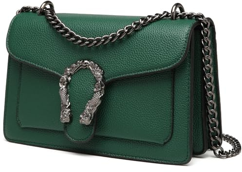 Travistar Sac à bandoulière pour femme - Petit sac à bandoulière - Sac de soirée - Sac de ville - En cuir - Solide - Multifonction, Taille unique, Moderne