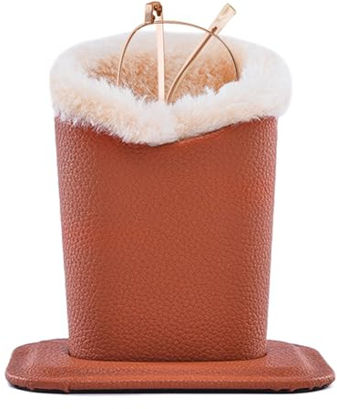 Sucritude Soporte Para Gafas | Funda Forrada De Terciopelo Para Gafas De Sol,Funda Protectora de Piel PU para Mesa, Organizador Antiarrayazos para Mesilla, Salón, Gimnasio,