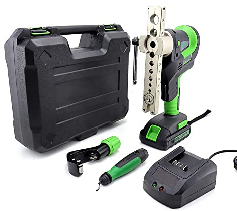 Kit di strumenti per allargare tubi e tubi senza fili, con frese e sbavatori, per un lavoro efficiente di tubi in rame/alluminio/ottone