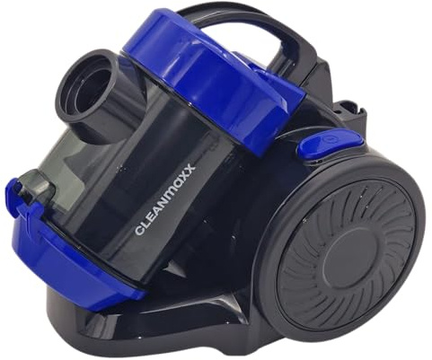 CLEANmaxx Multi-Zyklonstaubsauger 800 W beutellos mit EPA-Filter | 17 kPa Saugkraft | 2 l Staubbehälter | Kabelaufwicklung | Metall-Teleskoprohr | Inkl. Zubehör
