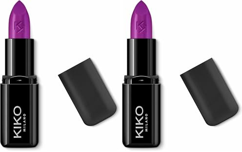 KIKO Milano Smart Fusion Lipstick 425, Reichhaltiger, Nährstoffspendender Lippenstift Mit Strahlendem Finish (Packung mit 2)