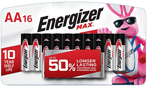 Energizer Batterie Non Rechargeable E91LP-16 - Piles Non Rechargeables (Cylindrique, -18-55 °C, AA, Alcaline, 193 x 12,7 x 96,5 mm)