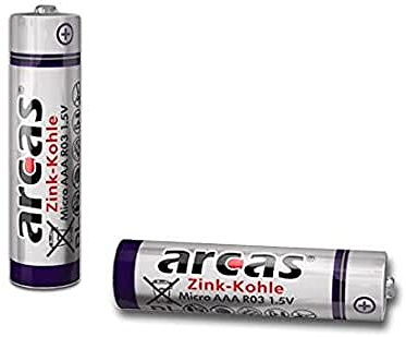 Arcas 10700403 R03 AAA 1,5 V batteria – multicolore (confezione da 4)