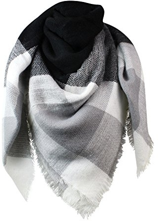 Glamexx24 XXL Kuschelige, Warme und Wunderschöne Damen Poncho Schal Mit Verschiedenen Muster