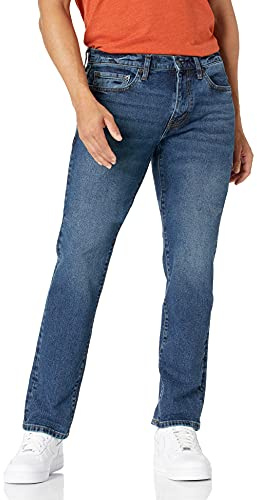 Amazon Essentials Men's Slim-Fit Jeans - Discontinued Colors, Vintage Wash, 33W x 34L