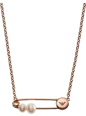 Emporio Armani Damen-Kette ohne Anhänger 925 Sterlingsilber Perle EG3379221