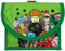 Wedo 2413104 Brustbeutel Monster, mit Münzfach und Sichtfach für Fahrkarte, Grün