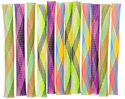 Schnooridoo 12 x Hüpfröhre Multicolor Springstab bunt Hüpfer Kindergeburtstag Mitbringsel Giveaway