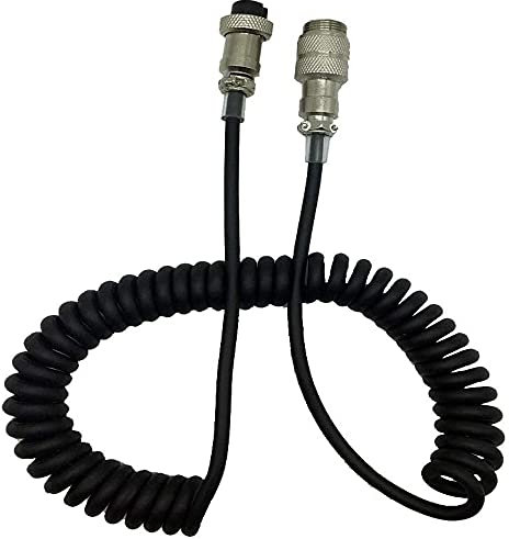 Dreamworth Microphone 8 Pin Mic Extension Cable Male to Female Compatible with Kenwood Mic MC-60 MC-90 Mc-60A Yaesu MD-100 MD-200 MD-1 M-1 Icom SM-50 SM-30