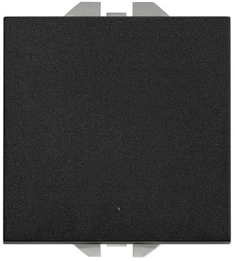 Pulsador ancho Simon 20000150-098 Simon 270 Negro Mate 2 modulos