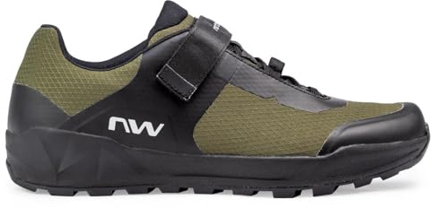 Northwave Escape Evo 2 - Chaussures vélo VTT Trail Semelle Damp Evo Marche adhérence Respirantes Lacets Velcro Confort Unisexe, Vert EU 45