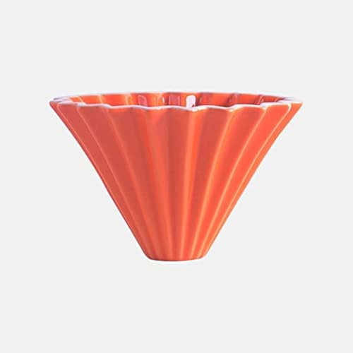 Goodening Taza de filtro de origami, cafetera de cerámica, gotero de café no eléctrico, cafetera manual fácil, tazas individuales de porcelana para el hogar, cafetería, camping, regalos de café
