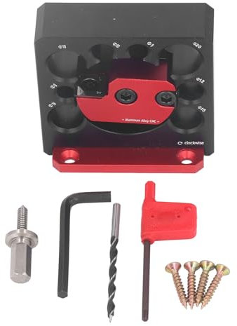 Kit Maschere per Tasselli Regolabile 8-20mm Set Punta Tasselli per Barra di Legno Macchina Fresatura Strumento Multiuso