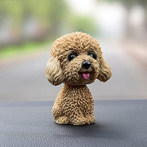 Rurunklee Auto-Wackelpuppe, niedliche Hunde-Ornamente, schüttelnder Wackelkopf, Wackelkopf, Hunde, Welpen, Auto-Innenraum, Armaturenbrett, Dekoration, kreative Geschenke für Auto, Zuhause,