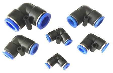 5 Teile/los Pneumatische Push-In Winkelverschraubung PV 4~14mm for Luft/Wasser Schlauch & Rohr Airline (Color : 14MM 3pcs)