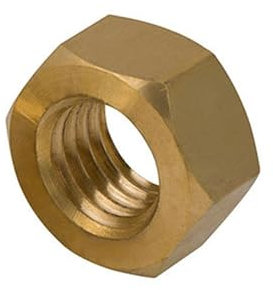 Massive Messing-Kupfer-Sechskant-Sechskantmutter for M2 M2,5 M3,5 M4 M5 M6 M8 M10 M12 M14 M16 M18 M20 M22 M24 Schraubenbolzen, metrisches Gewinde (Size : M22 x1pc)