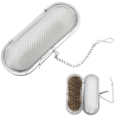 Gewürzei,Gewürzsieb Mit Kette,Teesieb Edelstahl,Teesieb,Teeei,Ideal Zum Täglichen Kochen, Zum Hinzufügen Von Kräutern Und Gewürzen Sowie Zum Zubereiten Von Saucen, Suppen Und Brühen