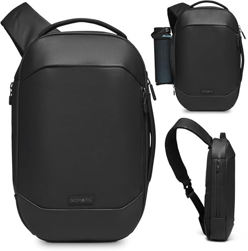 Gomatic RS Navigator Sling Bag 10L – Wasserabweisende Umhängetasche mit RFID-Schutz, Laptopfach bis 14, Anti-Diebstahl Crossbody Tasche für Herren & Damen, EDC Schultertasche für Reisen & Alltag