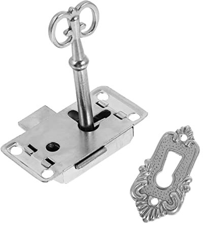 IWOWHERO 2sätze Antikes Schloss Mit Schlüssel Für Schränke Schmuckschachteln Vintage Möbel Schrankboxen Rostfrei Und Robust