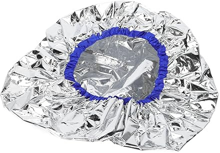 Ipetboom Konstante Temperatur Haar Wärmekappe Mit Aluminiumfolie Wiederverwendbar Elastisch Für Salon Und Zuhause Haarfärbekappe Zur Schnellen Haarkur