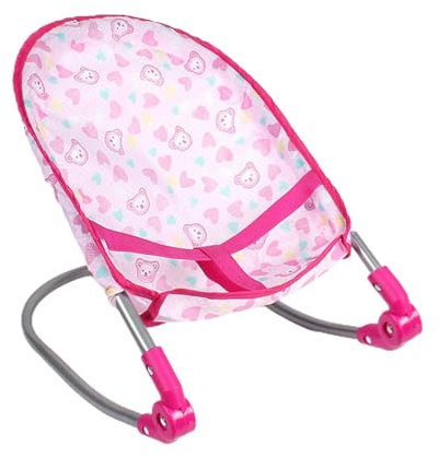 Baby Doll Pushchair, Baby Doll Stroller Set, Kid Toy Accessories For Girls, Role Play Pushchair, Foldable Stroller Toy Simulation Toddler Dining Chair Rocking Chair Swing Bed