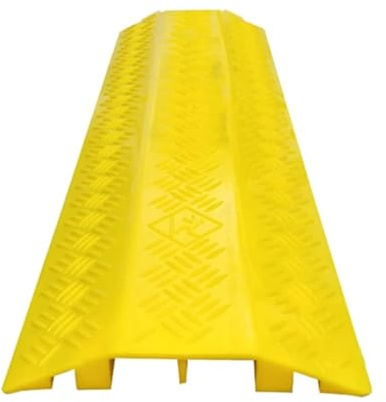 Rallentatori Stradali, Cavi Antiscivolo Protezione per Rampa Passacavo A Pavimento, Copertura Protettiva Resistente per Rampe di Cavo, Protezione Sicura in Aree Trafficate(100x10x2cm-1)