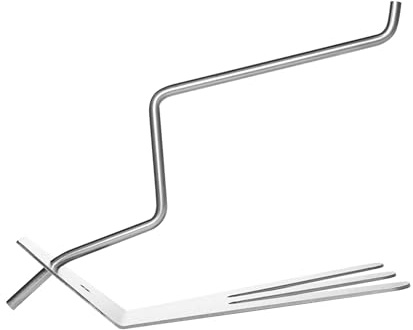 YiQinzcxg Tournebroche en acier inoxydable pour four, barbecue, fumoir, barbecue permanent avec lave-vaisselle, plan sûr, répartition uniforme de la chaleur, support de poulet sans défaut