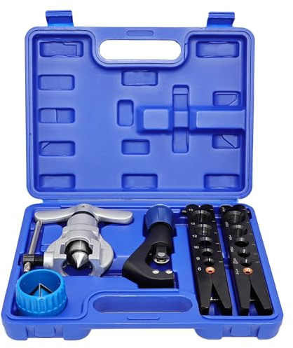 Cortador de aire acondicionado, escariador de tubos de cobre, expansor excéntrico, herramienta for abocardar tubos, herramienta for reparación de refrigeración Amplia compatibilidad