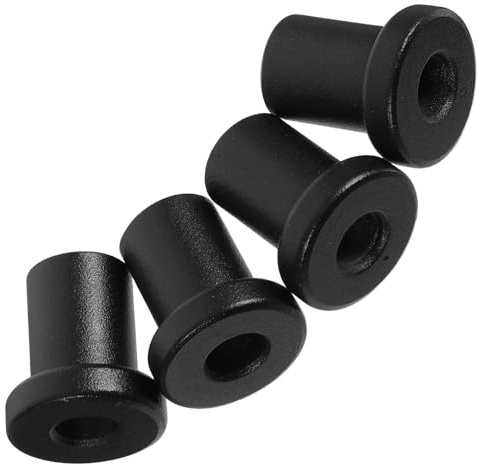 Uonlytech Pinces Métalliques en Acier au Carbone pour Porte de Grange, 4 Entretoises pour Rail Plat, Installation Simplifiée, Accessoires de Quincaillerie pour Portes Coulissantes et