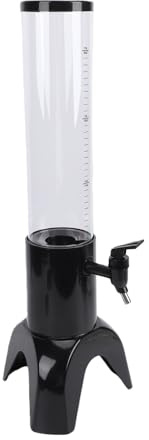 Pssopp Dispensador de Torre de Cerveza con Torre de Bebidas de Mesa, Diseño de Jirafa de 1,5 L, de Bebidas Interesante a Prueba de Caídas para Fiestas, Bares, Restaurantes, Licor de Margarita