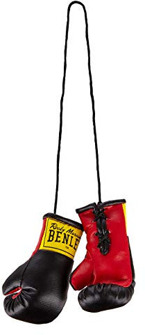 BENLEE Rocky Marciano unisex miniatyrboxningshandskar, svart, en storlek EU