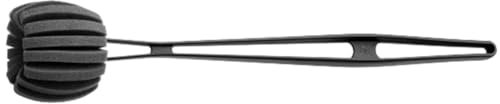 WMF Basic Flaschenbürste lang 41 cm, Reinigungsbürste mit 6 weichen Reinigungsschwämmen, für Gläser, Karaffen, Dekanter, Flaschenreiniger