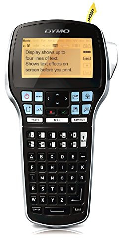 DYMO LabelManager 420P Hochleistungs Beschriftungsgerät | Tragbares Etikettiergerät mit ABC-Tastatur & PC/Mac-Schnittstelle | für D1 Etiketten in 691219 mm Breite