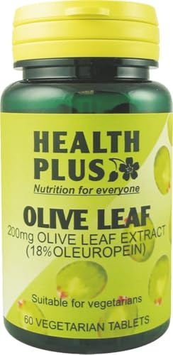 Health Plus Olive Leaf 500mg Antioxidant Plant Supplement - 60 Tablets