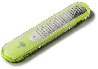 Zeal Compact Easy to Store Cheese Grater with Ultra Sharp Etched Stainless Steel Blade for Effortless Grating - Lime H70L