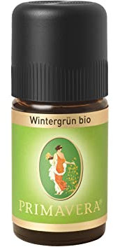 PRIMAVERA Ätherisches Öl Wintergrün bio 5 ml - Aromaöl, Duftöl, Aromatherapie - anregend, wärmend - vegan - Naturkosmetik, ätherische Öle