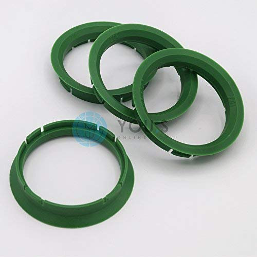 4 x ZENTRIERRINGE DISTANZRING für ALUFELGEN Z04 63,3-56,6 mm Alutec Anzio Rial