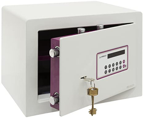 ARREGUI Forma Evolution 150040 Möbeltresor mit Zahlenschloss + Schlüssel | Sechsbolzen Verriegelung | 2-Faktor-Sicherheitsschloss | Schranktresor Elektronikschloss | Safe für Zuhause |27x38,5x30cm|25L