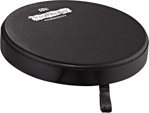 Meinl Percussion Pop Off Bass Drum Head, Schwarz (VR-POHBD10-NH) | Fell für VivaRhythm Pop Off Bass Drum, Vorgestimmt, als Handtrommel spielbar, Durchmesser 10 Zoll, Nappa